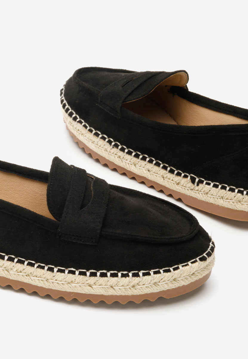 Elanore fekete női mokaszin