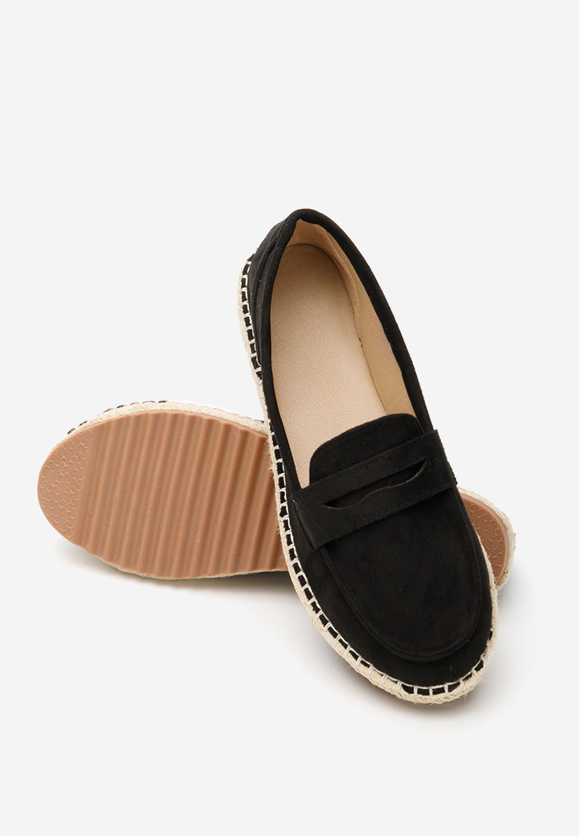 Elanore fekete női mokaszin