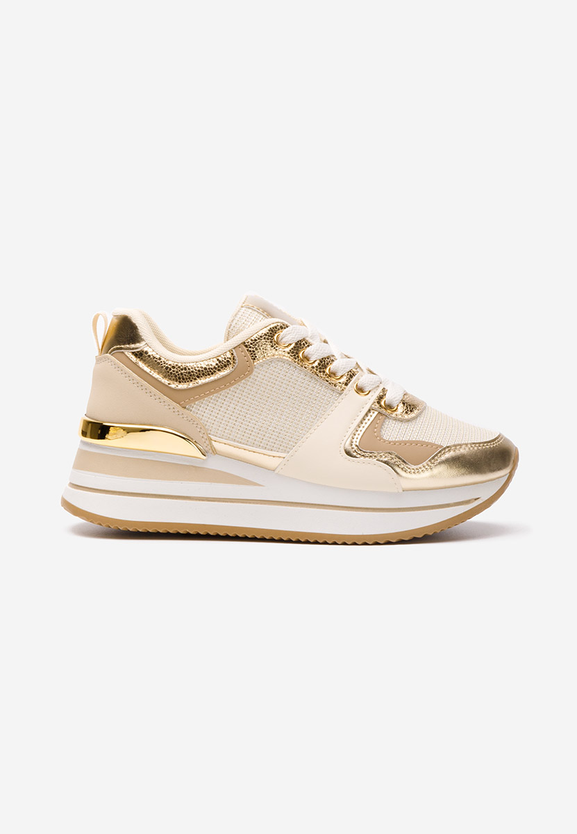 Daisie bézs telitalpú platform sneaker