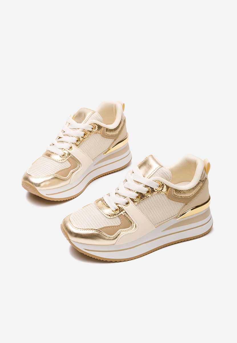 Daisie bézs telitalpú platform sneaker