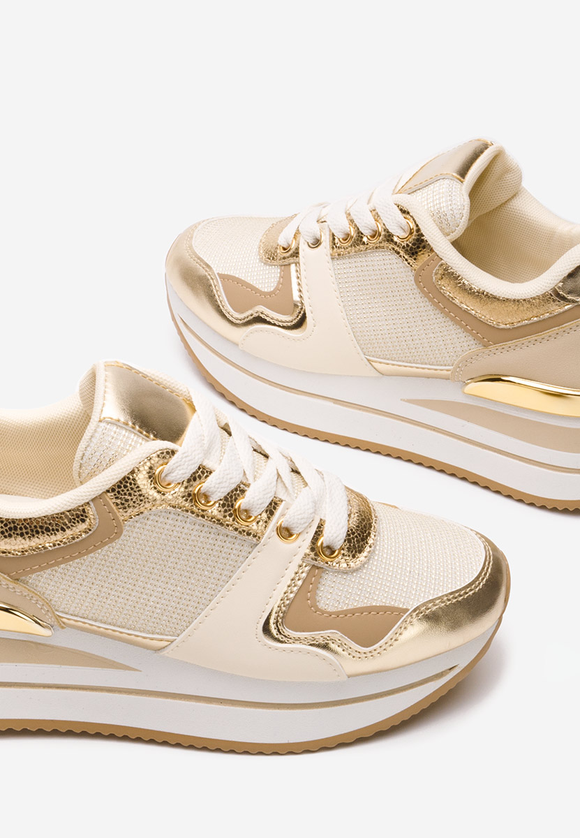Daisie bézs telitalpú platform sneaker