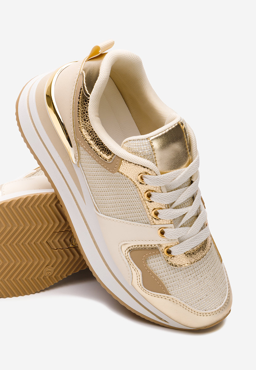 Daisie bézs telitalpú platform sneaker