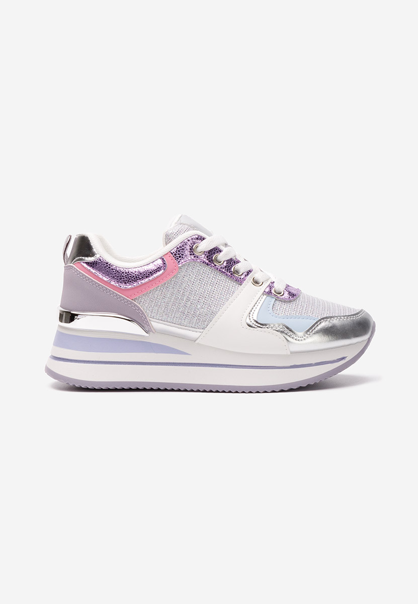 Daisie világos lila telitalpú platform sneaker