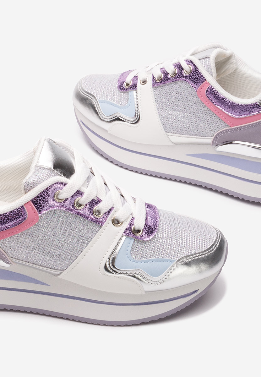 Daisie világos lila telitalpú platform sneaker