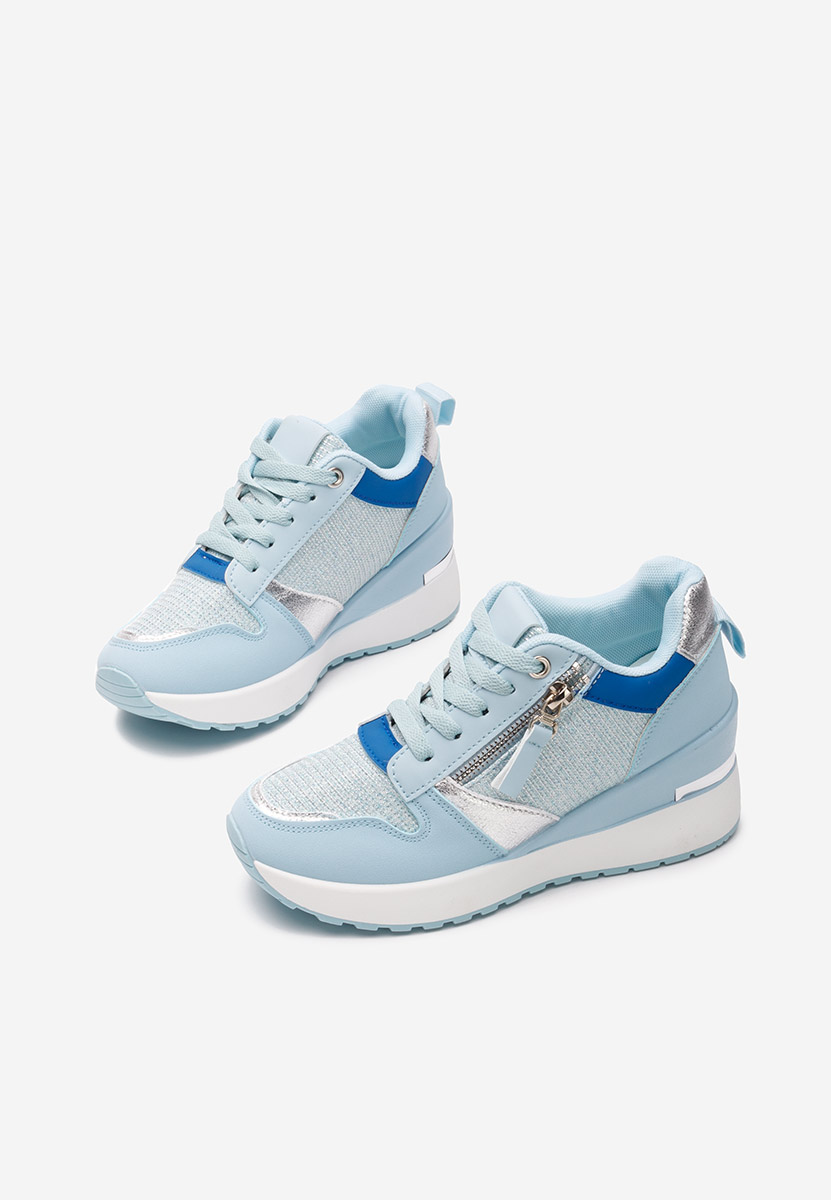Zenna tengerészkék platform sneaker cipő 