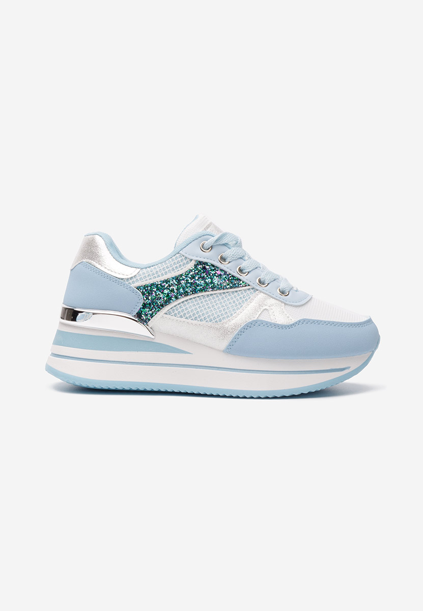 Camora tengerészkék telitalpú platform sneaker