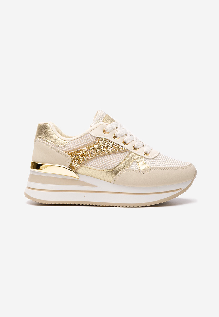 Camora bézs telitalpú platform sneaker