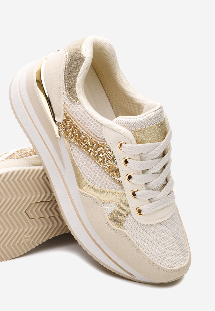 Camora bézs telitalpú platform sneaker