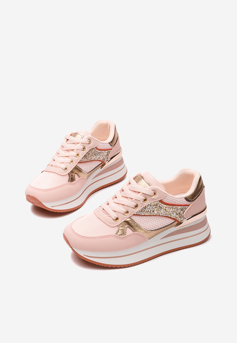 Camora rózsaszín telitalpú platform sneaker