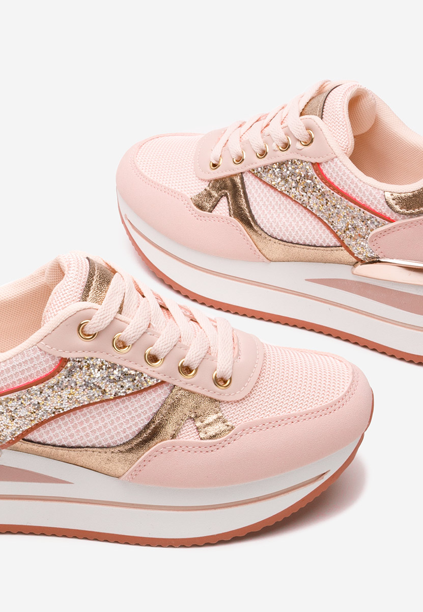 Camora rózsaszín telitalpú platform sneaker