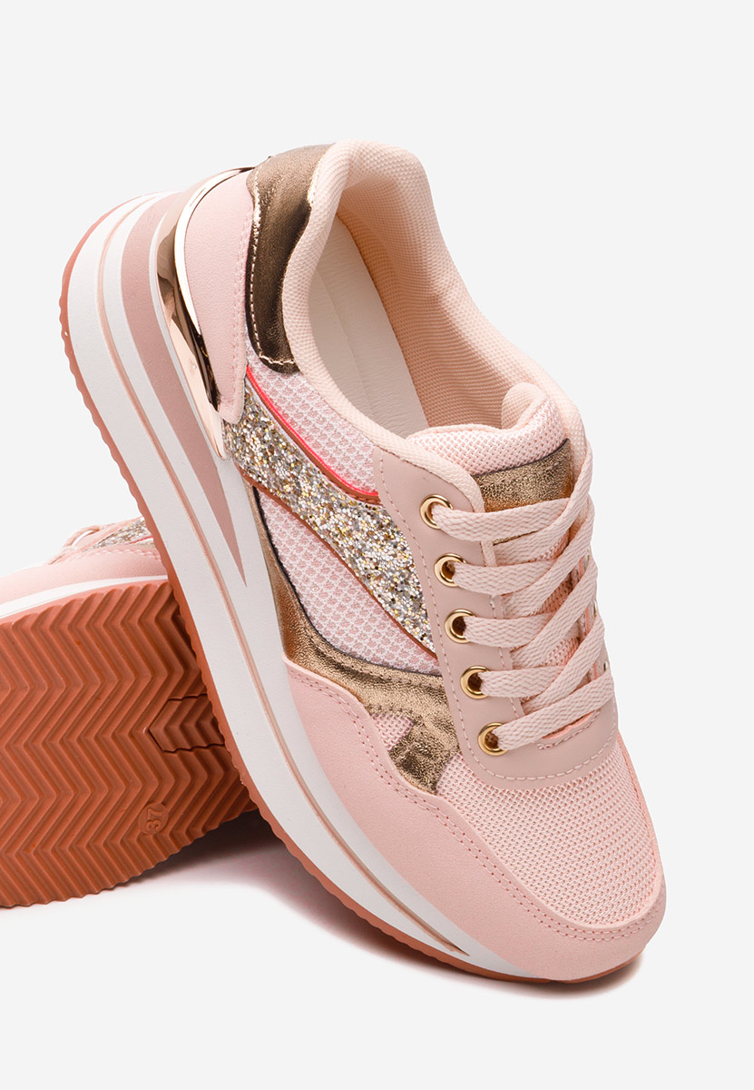 Camora rózsaszín telitalpú platform sneaker