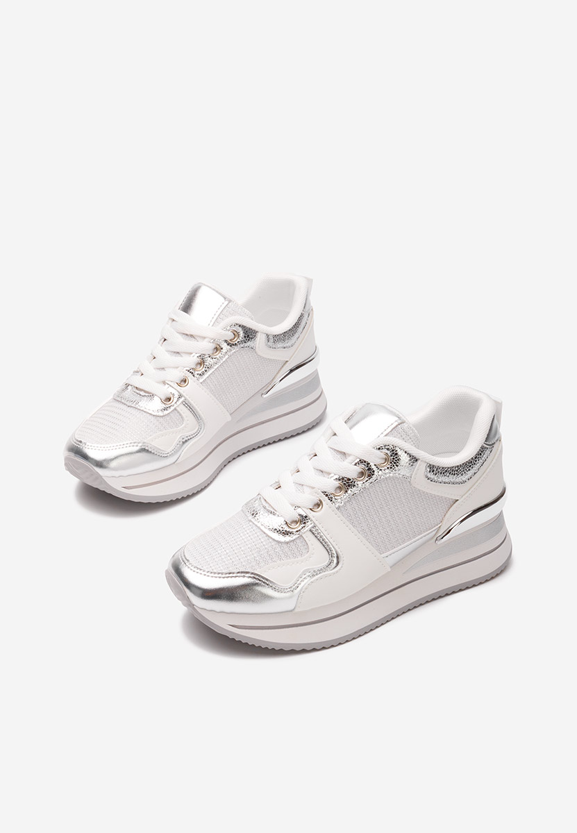 Daisie ezüst telitalpú platform sneaker