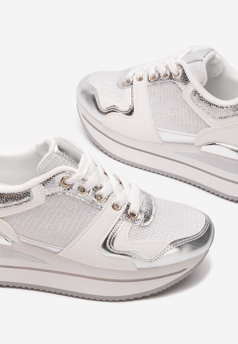 Daisie ezüst telitalpú platform sneaker