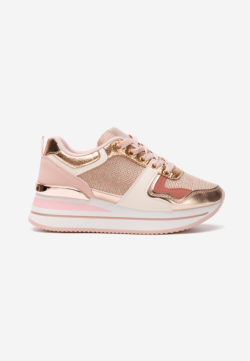 Daisie rózsaszín telitalpú platform sneaker