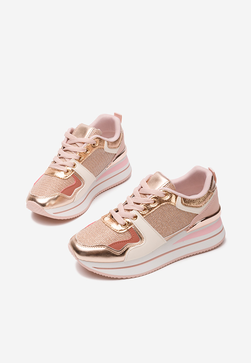 Daisie rózsaszín telitalpú platform sneaker