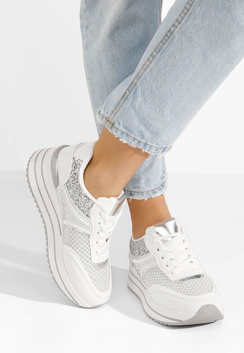 Enabella fehér telitalpú platform sneaker