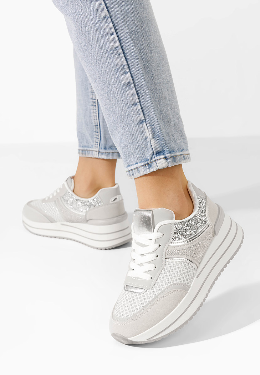 Enabella szürke telitalpú platform sneaker