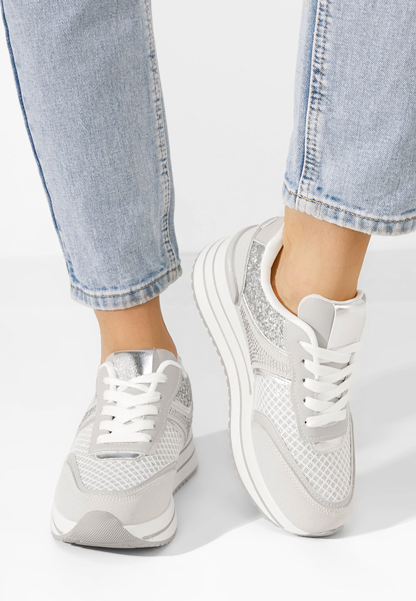 Enabella szürke telitalpú platform sneaker