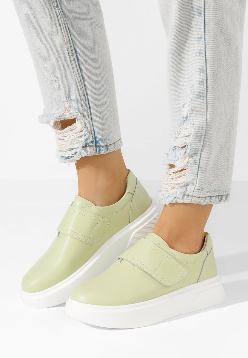 Kally lime női bőr félcipő