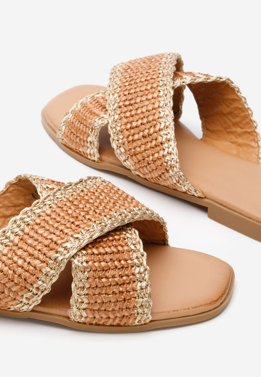 Jamira camel sarok nélküli papucs