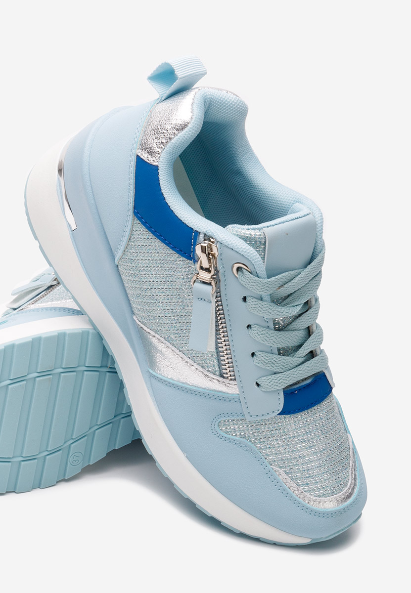 Zenna tengerészkék platform sneaker cipő 