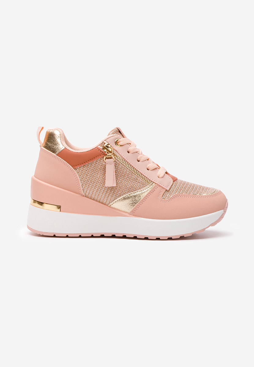 Zenna rózsaszín platform sneaker cipő 