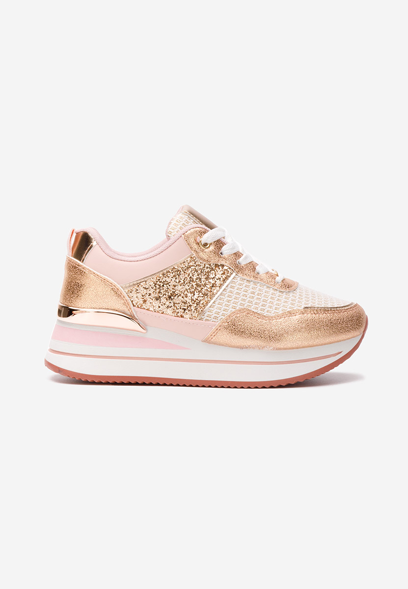 Hanifa rózsaszín telitalpú platform sneaker