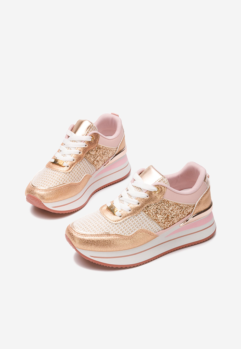 Hanifa rózsaszín telitalpú platform sneaker
