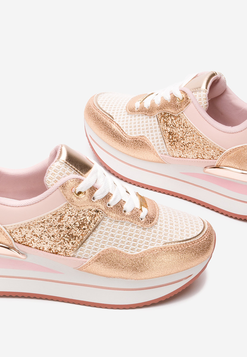 Hanifa rózsaszín telitalpú platform sneaker