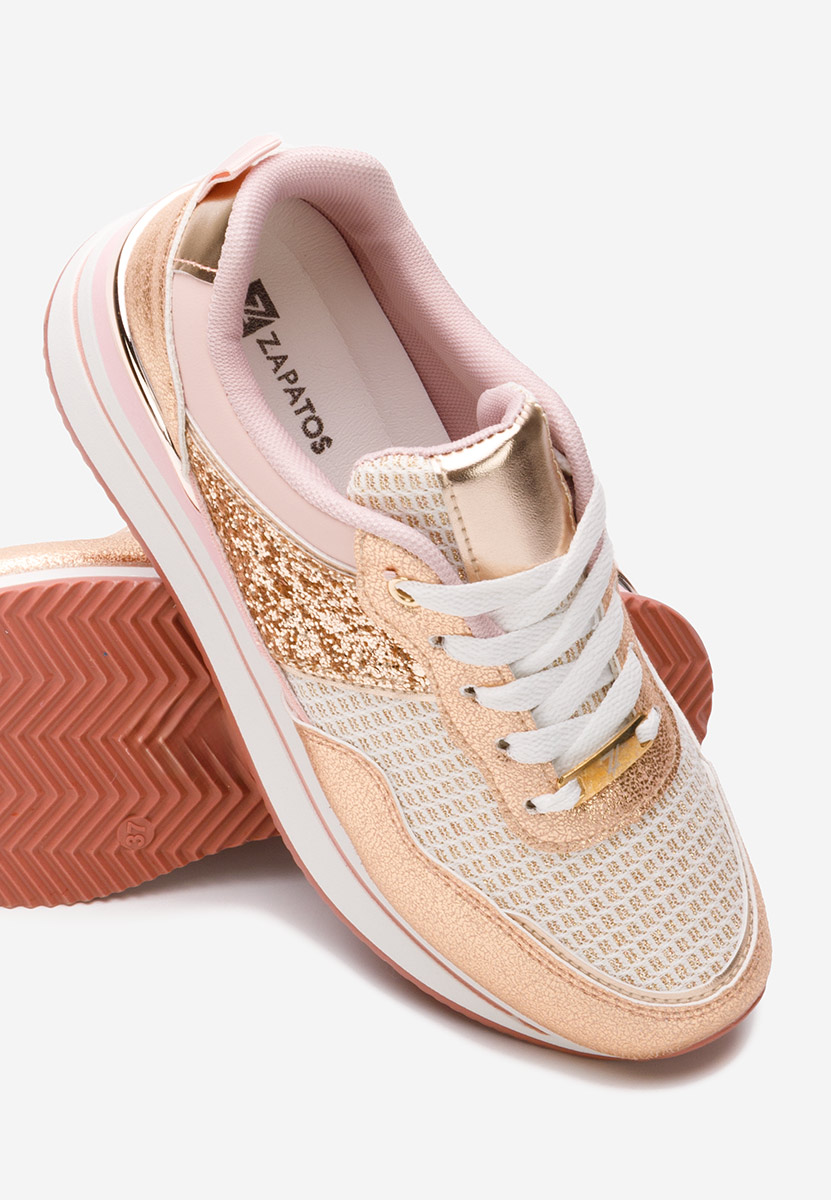 Hanifa rózsaszín telitalpú platform sneaker