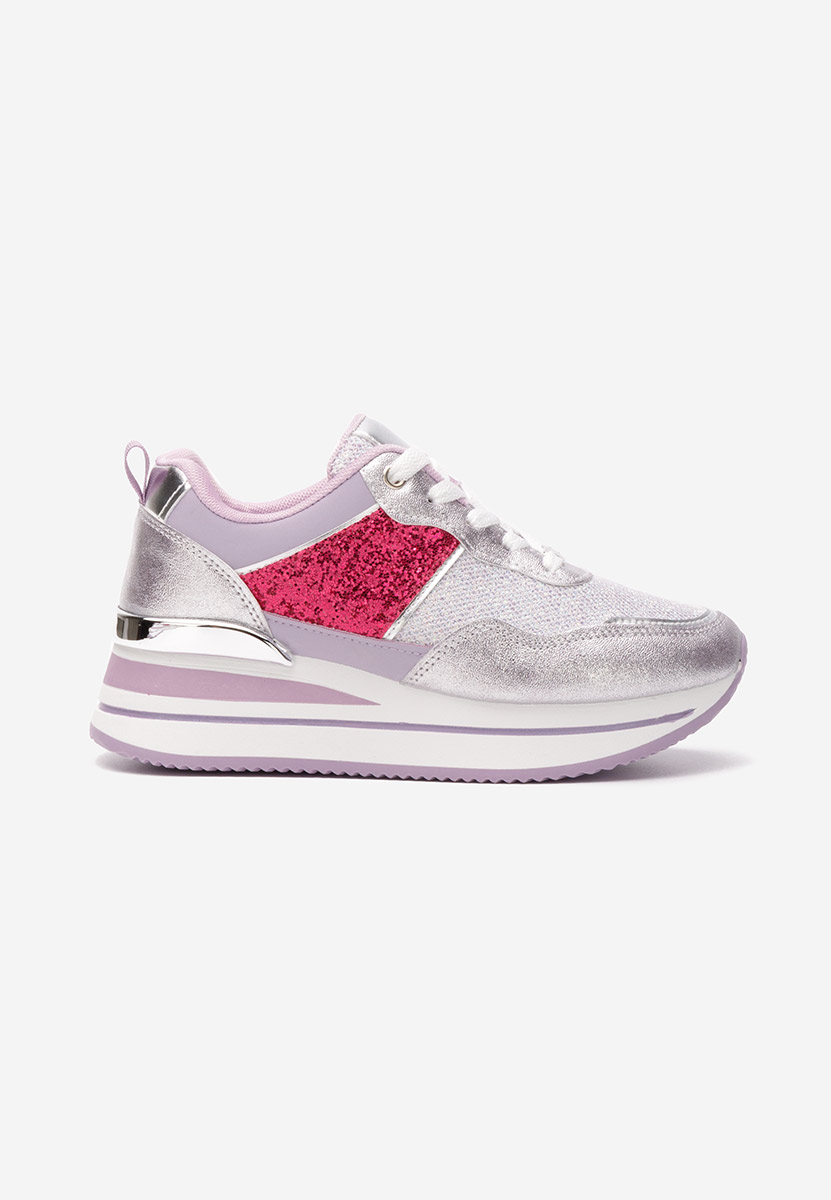Hanifa lila telitalpú platform sneaker