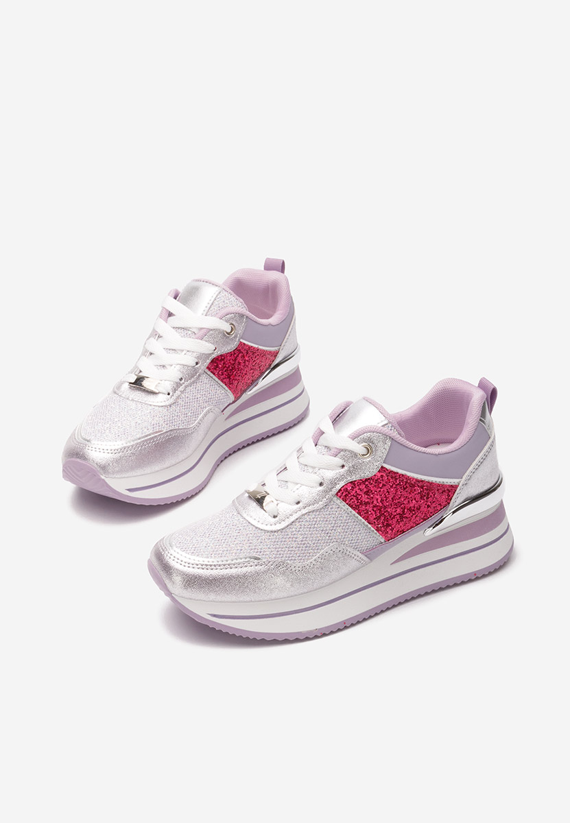 Hanifa lila telitalpú platform sneaker