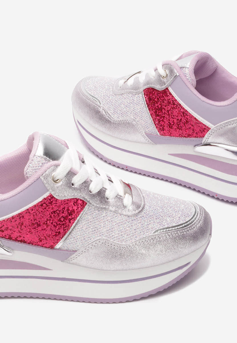Hanifa lila telitalpú platform sneaker