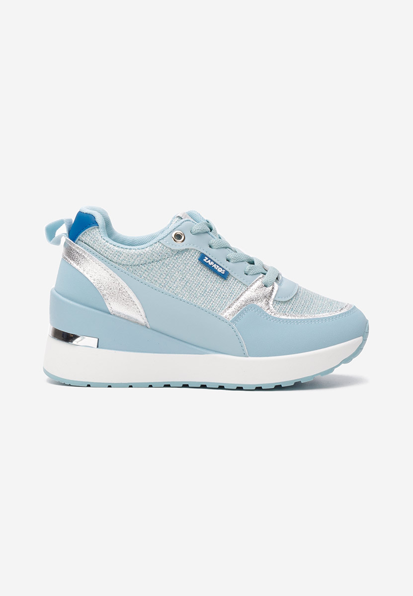 Zaneta tengerészkék platform sneaker cipő 