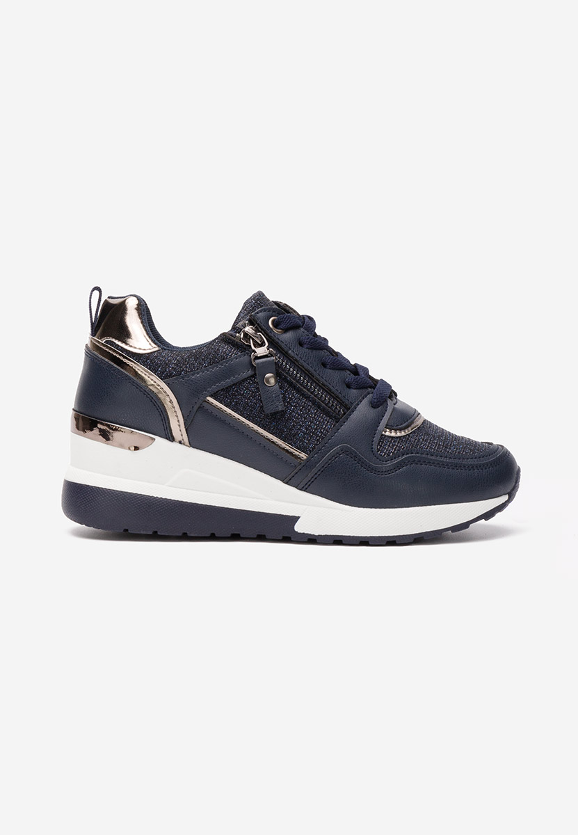 Rafina v2 tengerészkék platform sneaker cipő 