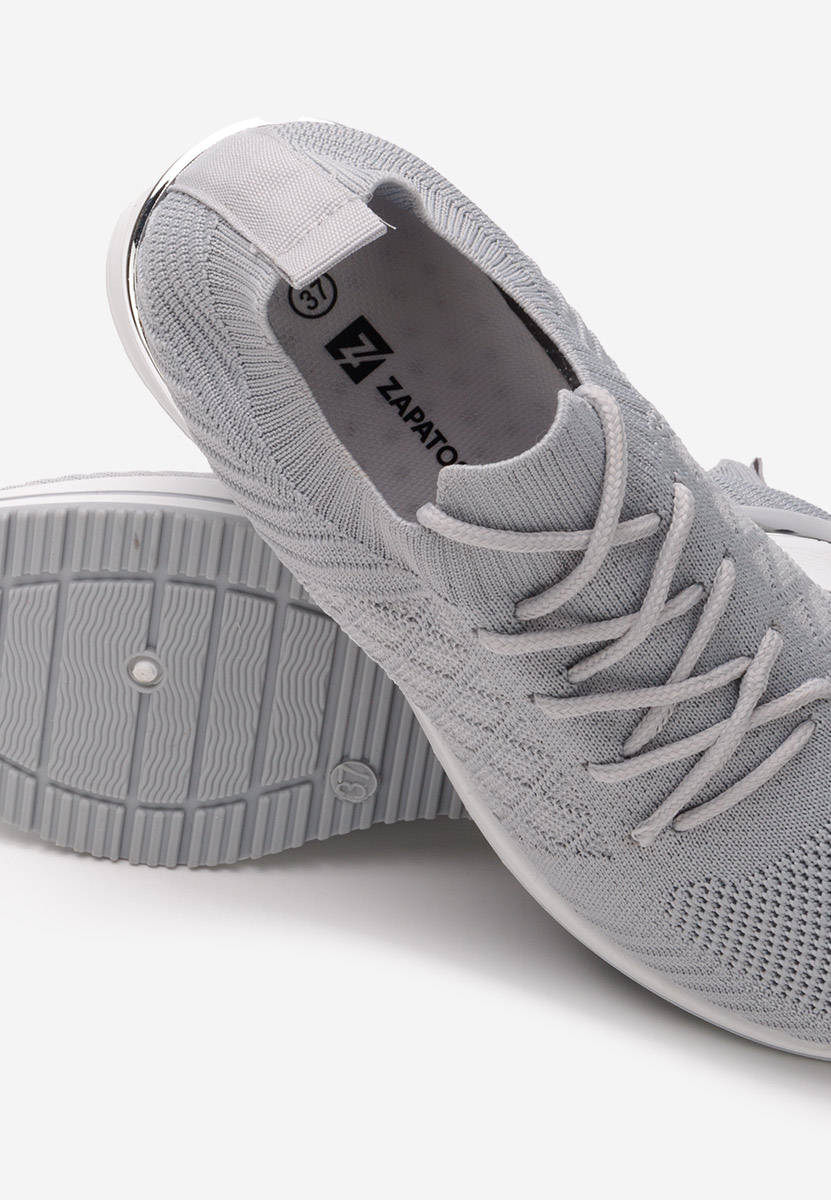 Uvesa szürke platform sneaker cipő 