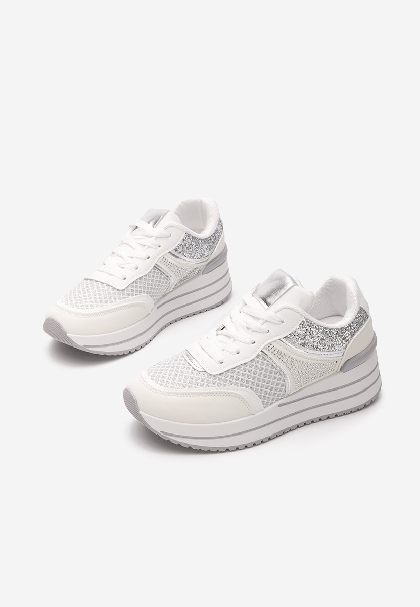 Enabella fehér telitalpú platform sneaker