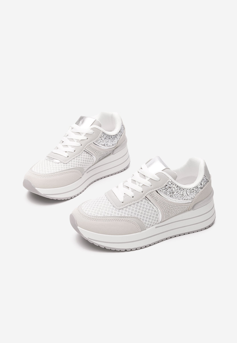 Enabella szürke telitalpú platform sneaker