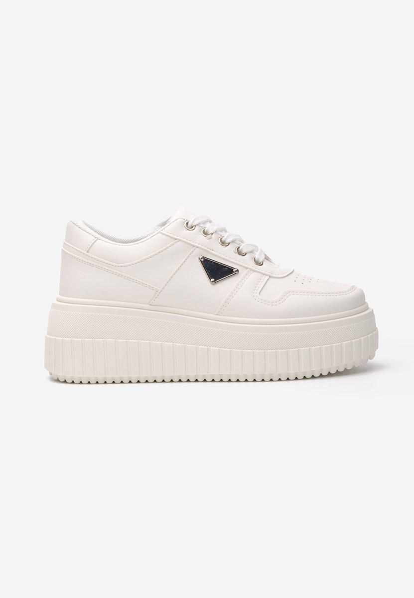 Safira fehér telitalpú platform sneaker