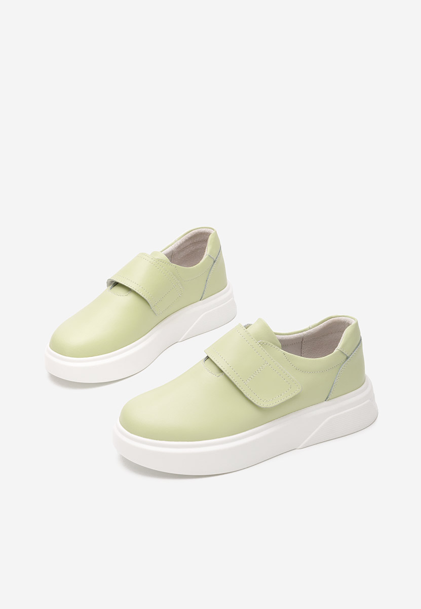 Kally lime női bőr félcipő