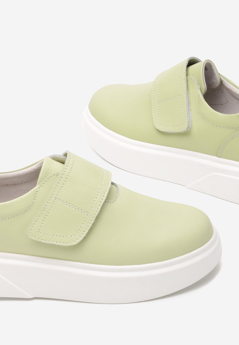 Kally lime női bőr félcipő