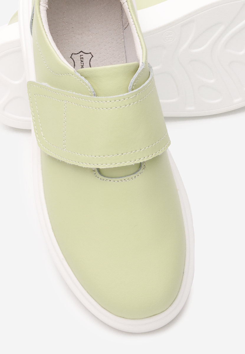 Kally lime női bőr félcipő