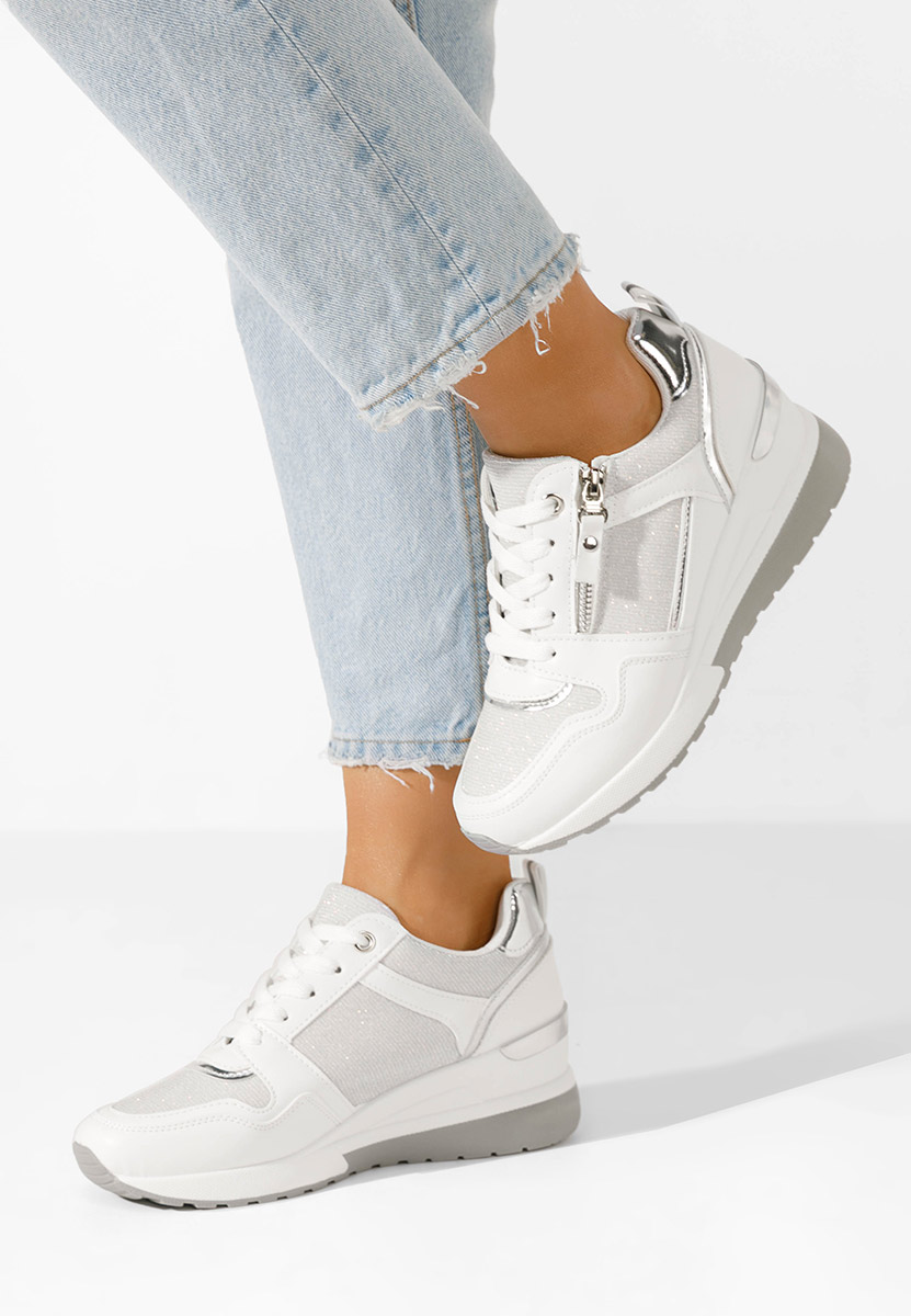 Rafina v2 fehér platform sneaker cipő 