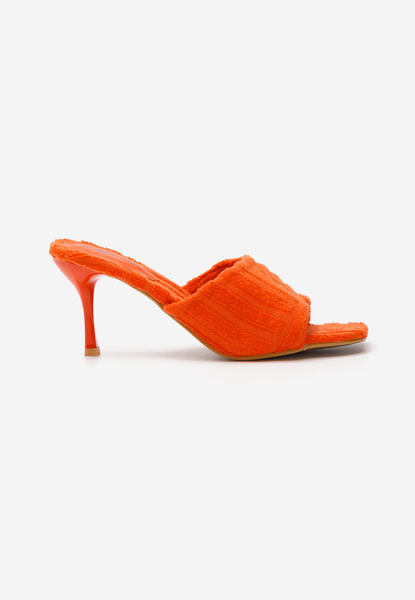 Mirora v2 narancssárga magassarkú papucs