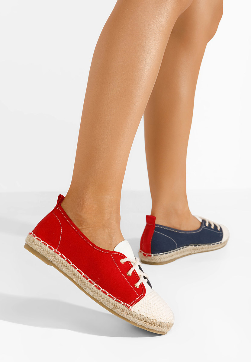 Doria piros női espadrilles