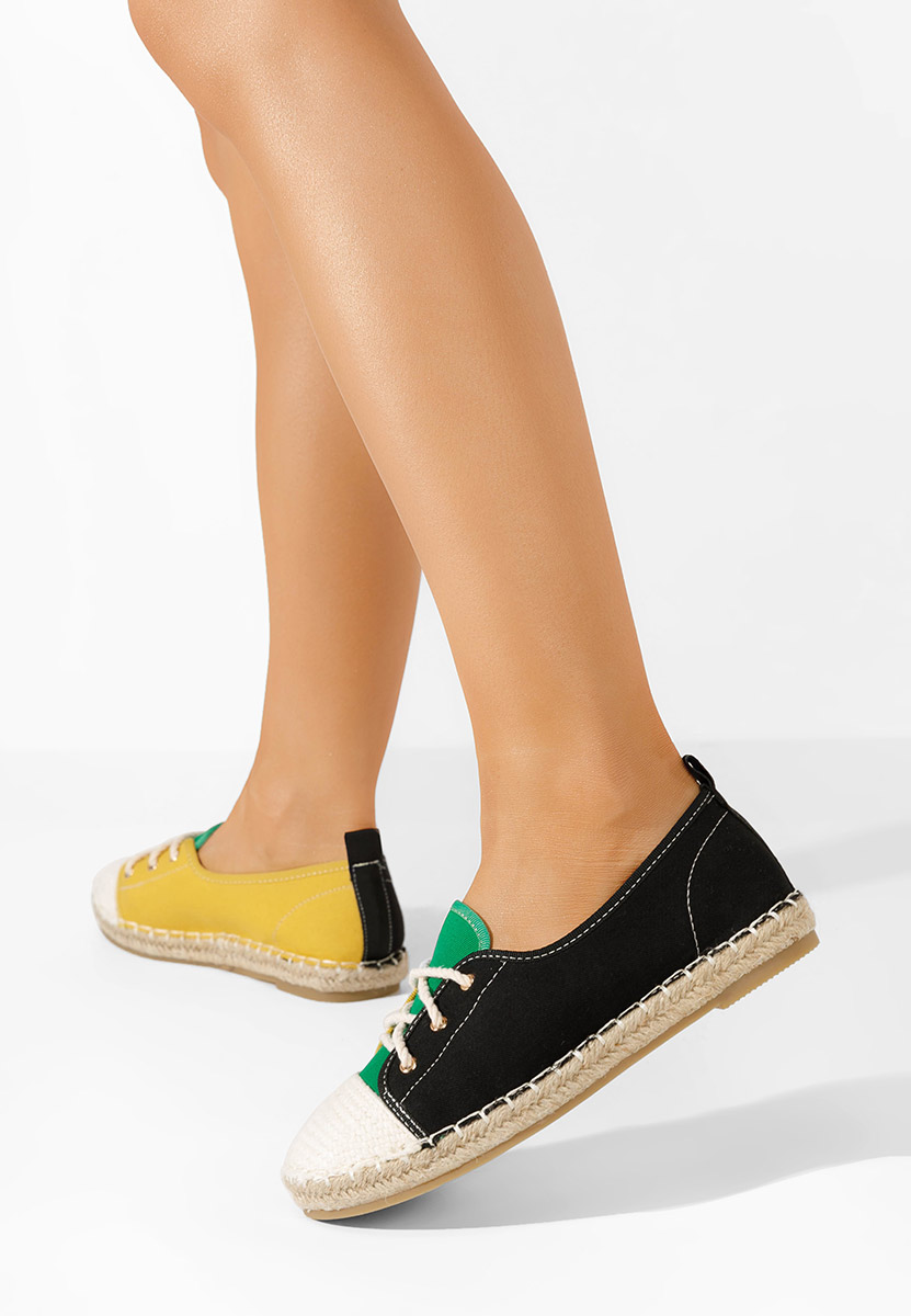 Doria fekete női espadrilles
