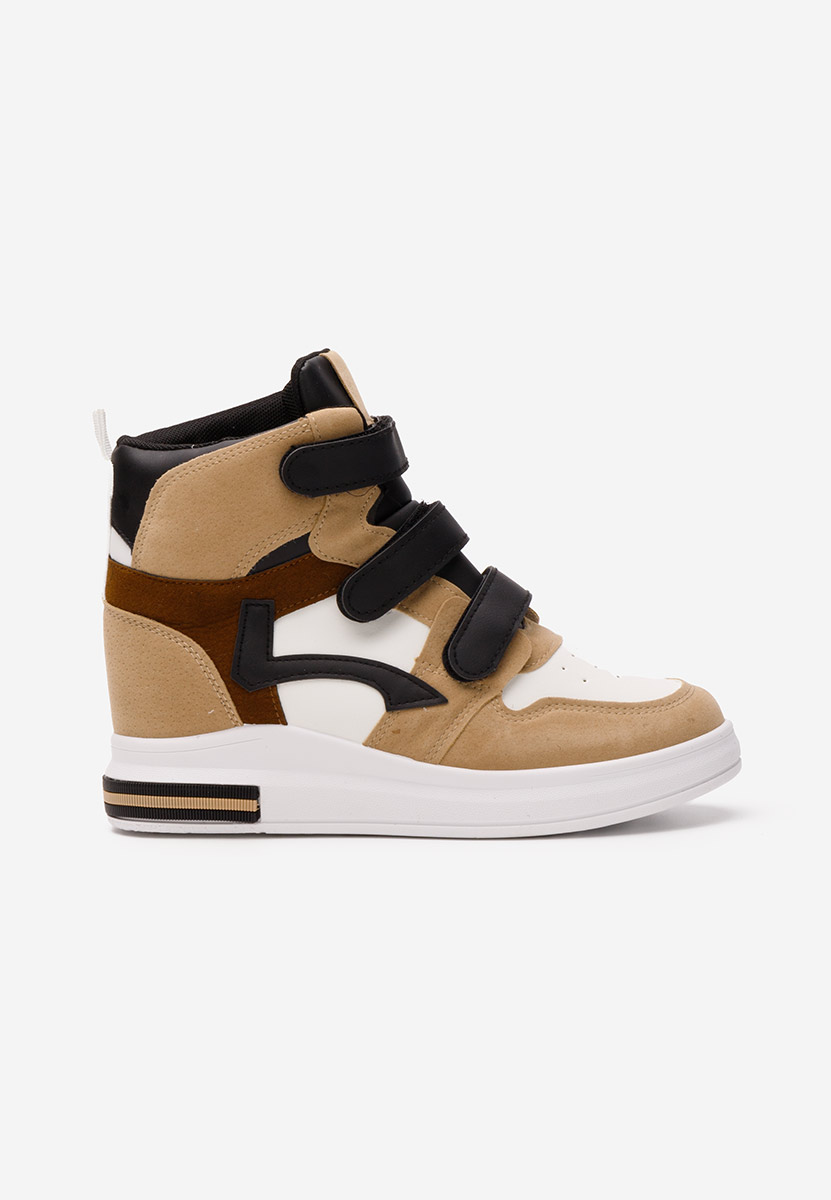 Veleta khaki platform sneaker cipő 