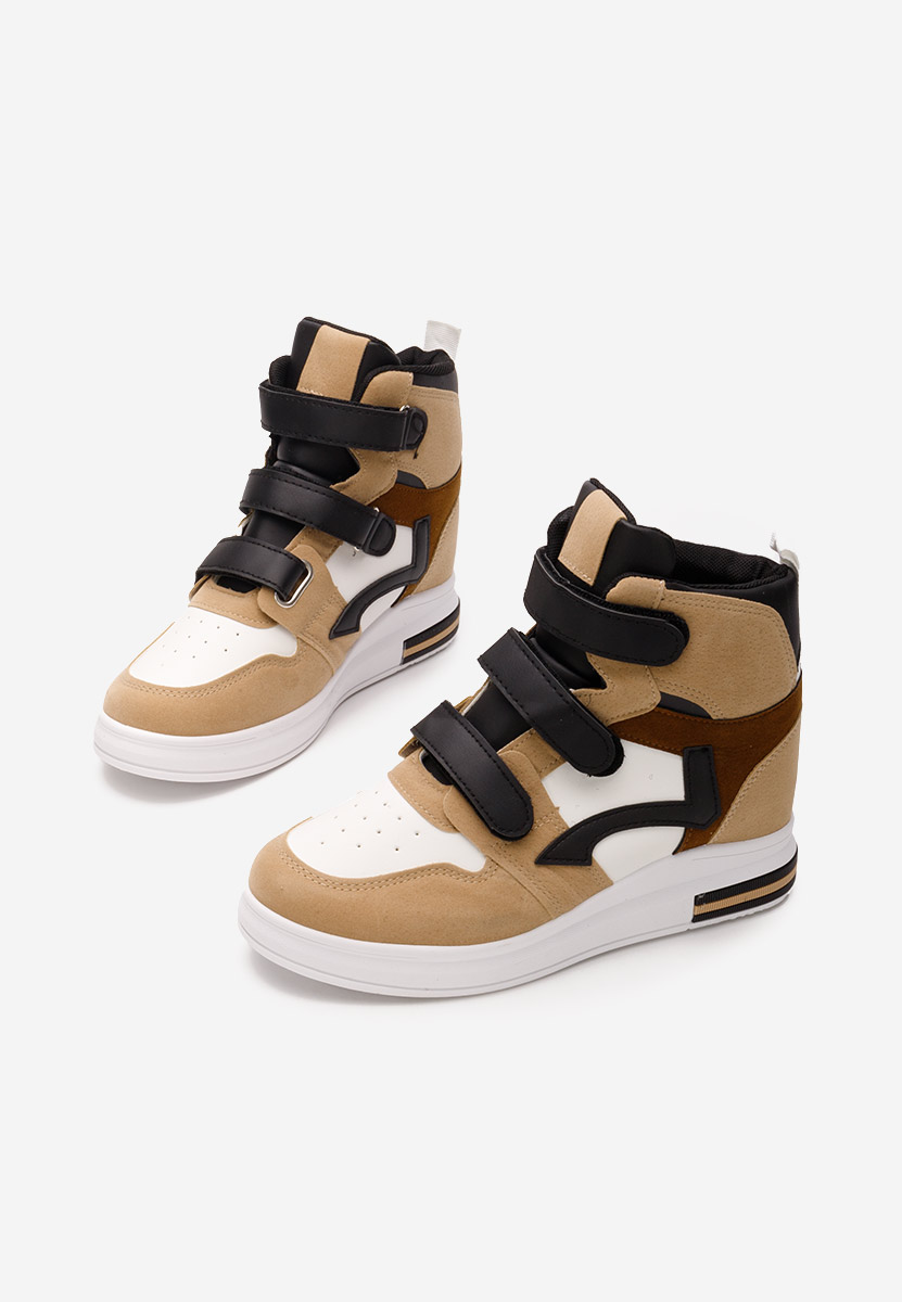 Veleta khaki platform sneaker cipő 