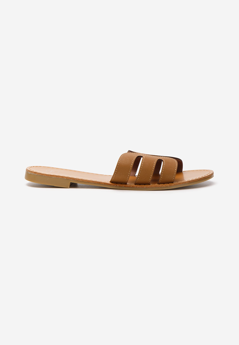 Strina camel sarok nélküli papucs
