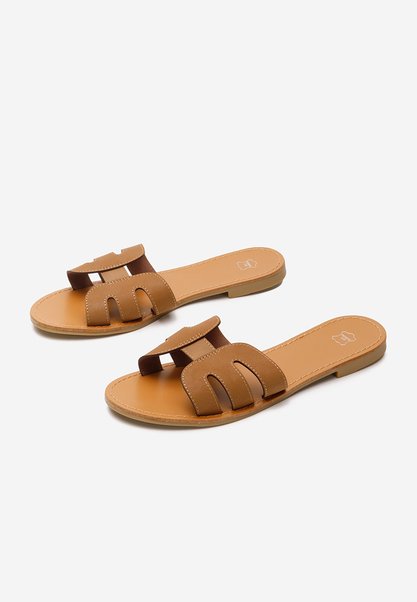 Strina camel sarok nélküli papucs